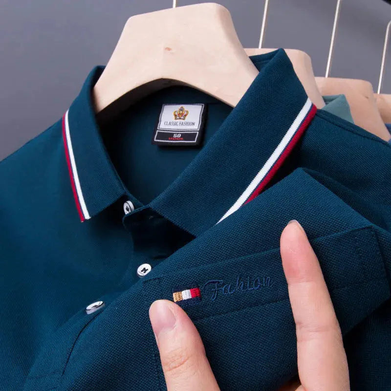 Slim Fit Casual Tops Men's pocket Polo Shirts (Pack of 4)