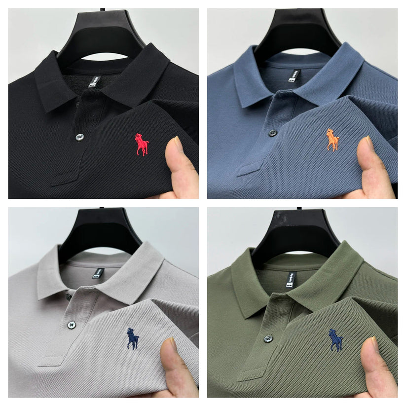 High-end Summer Business Casual Polo Tshirts (Pack of 4)